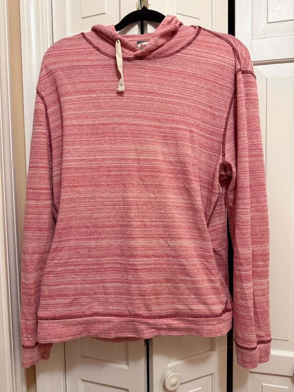Johnnie O Peppers Pullover Hoodie red size large